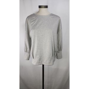 Banana Republic women's grey pleated sweatshirt size small